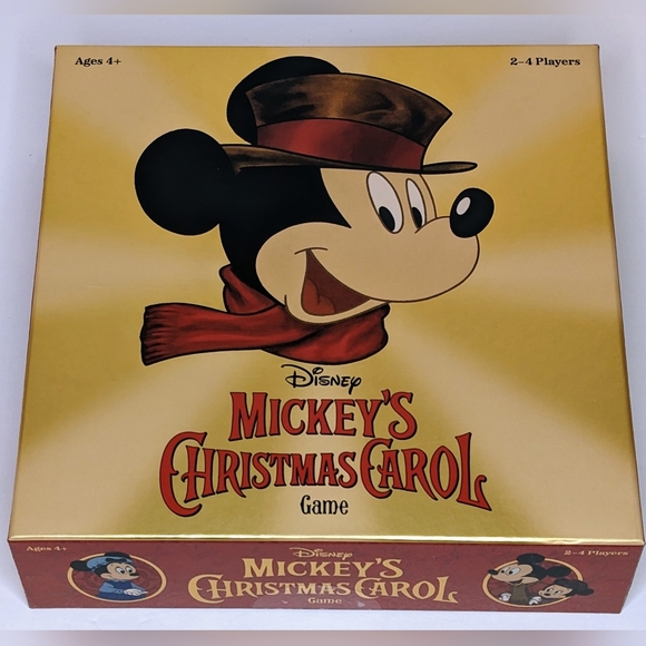 Disney Mickey's CHRISTMAS CAROL Holiday Game by Funko 2-4 players ages 4+ NEW! - Picture 1 of 6